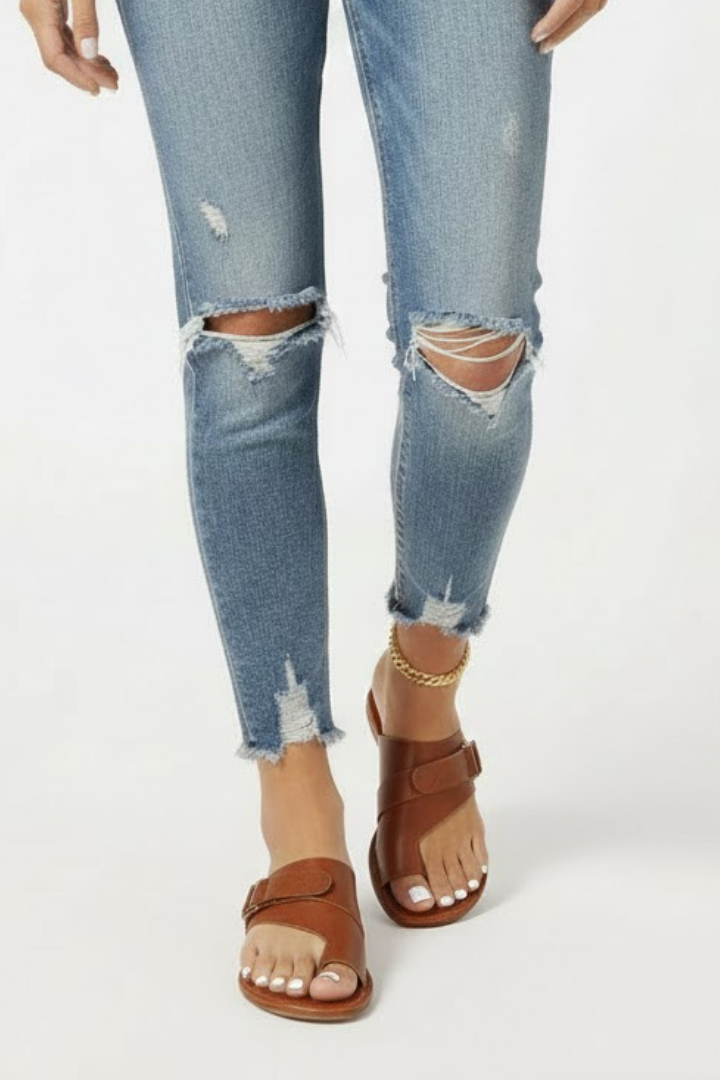 Audrey | Dames Zomer Sandalen Met Gesp Afwerking