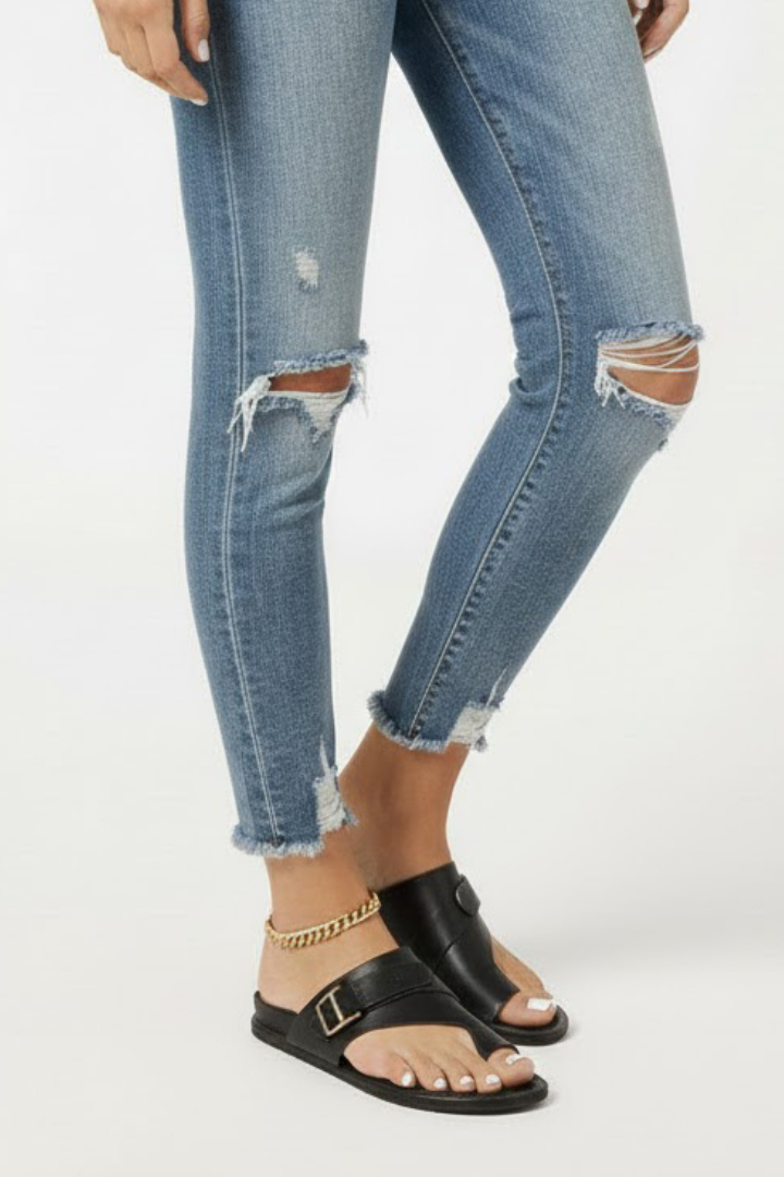 Audrey | Dames Zomer Sandalen Met Gesp Afwerking