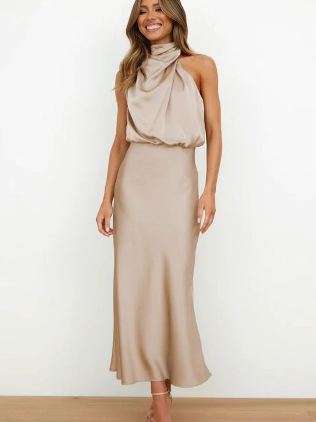 Faith | Dames Chic Halter Avondjurk