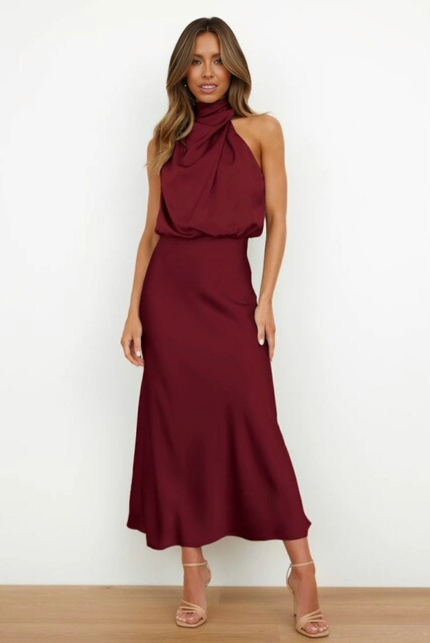 Faith | Dames Chic Halter Avondjurk