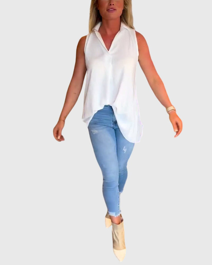 Lina | Mouwloze Top