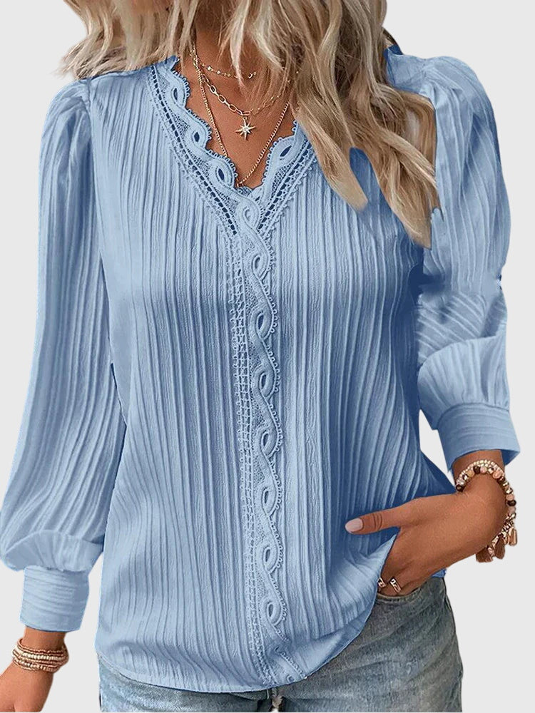 Andrea | Elegante Pullover Blouse