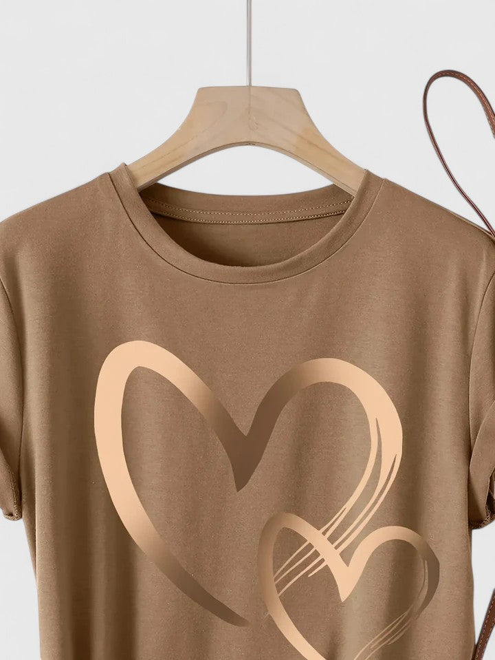 Ivanelle | Comfortabele Korte Mouwen T-Shirt