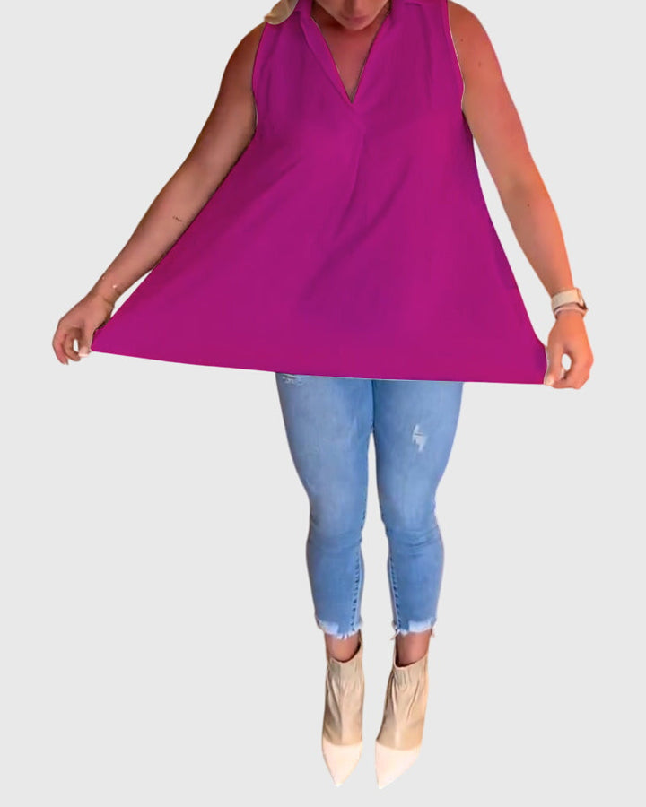 Lina | Mouwloze Top