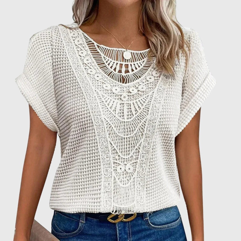 Parel | Elegante Ibiza Stijl Blouse