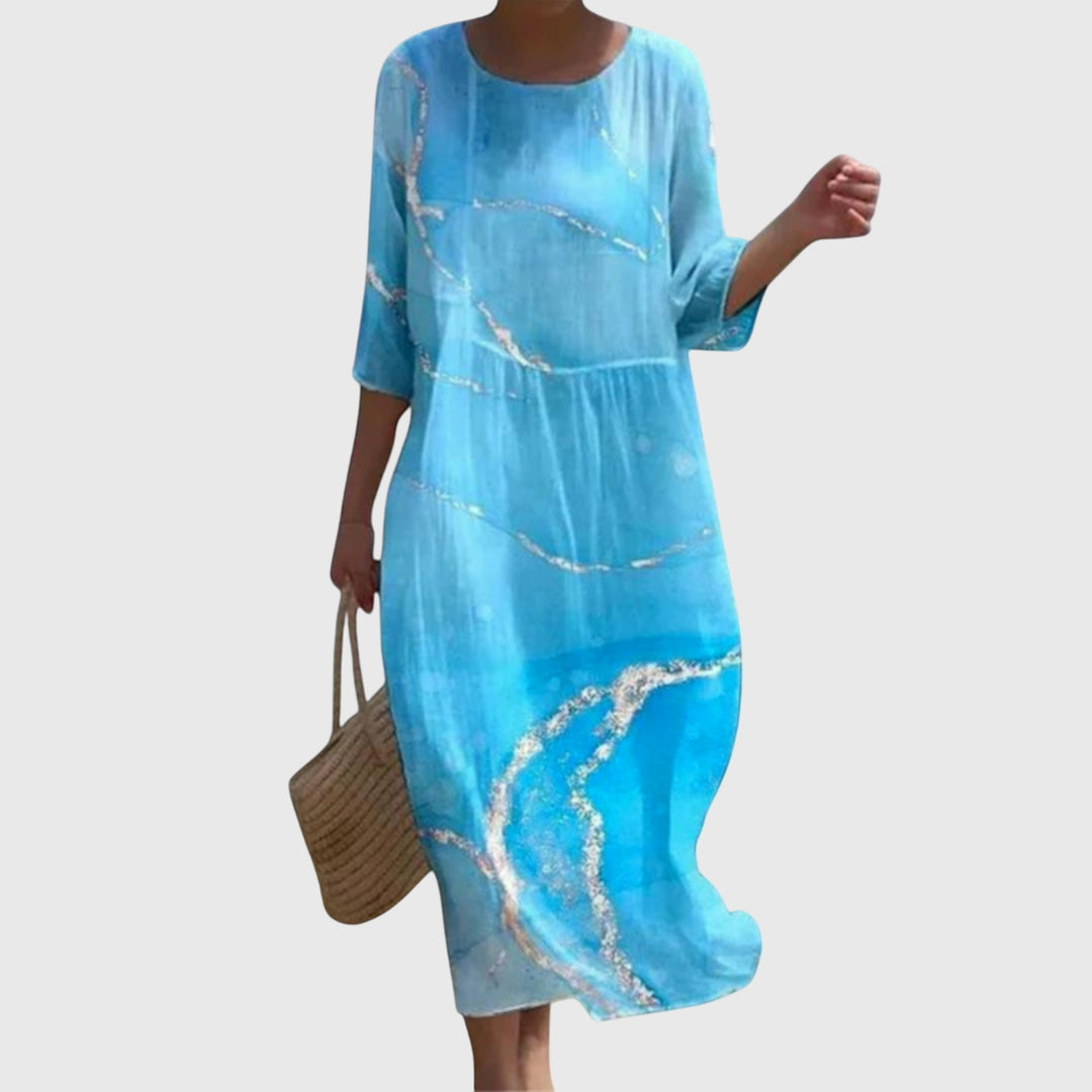 Hayley | Stijlvolle Bloemen Maxi Jurk