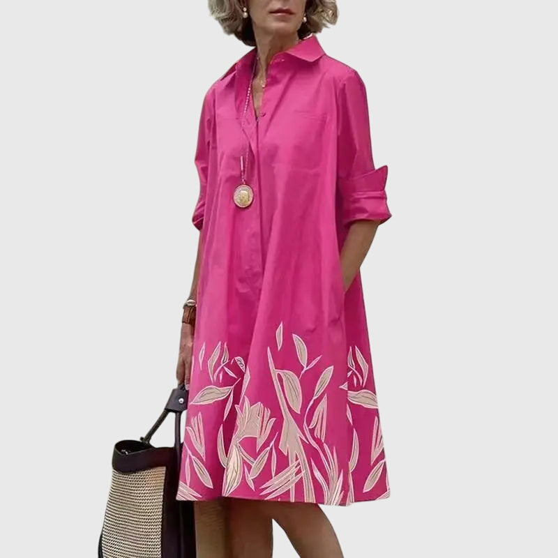 Paige - Elegante Jurk Met Zakken