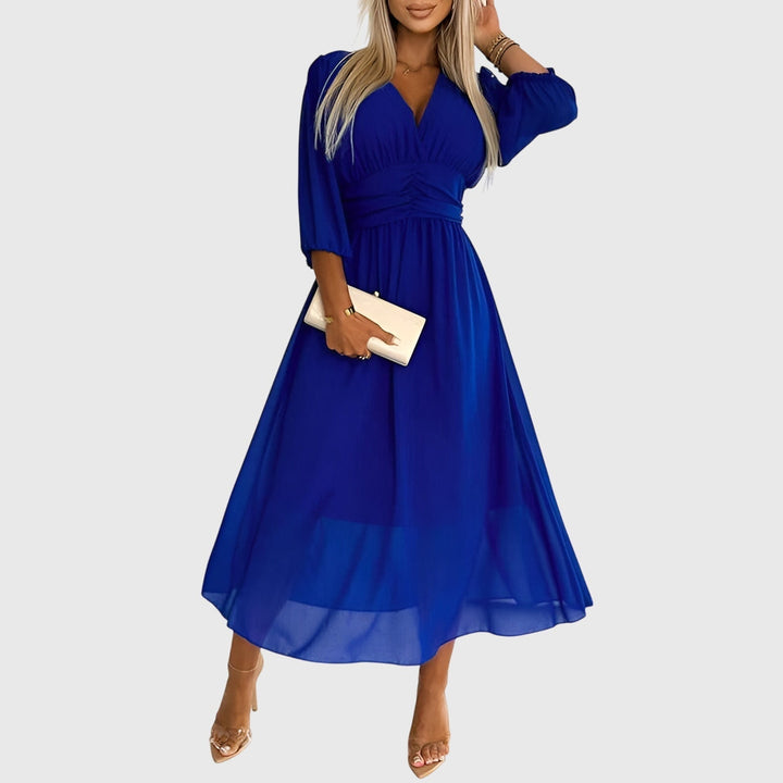 Chloe | Lichtgewicht Zijdeachtige Chiffon Jurk