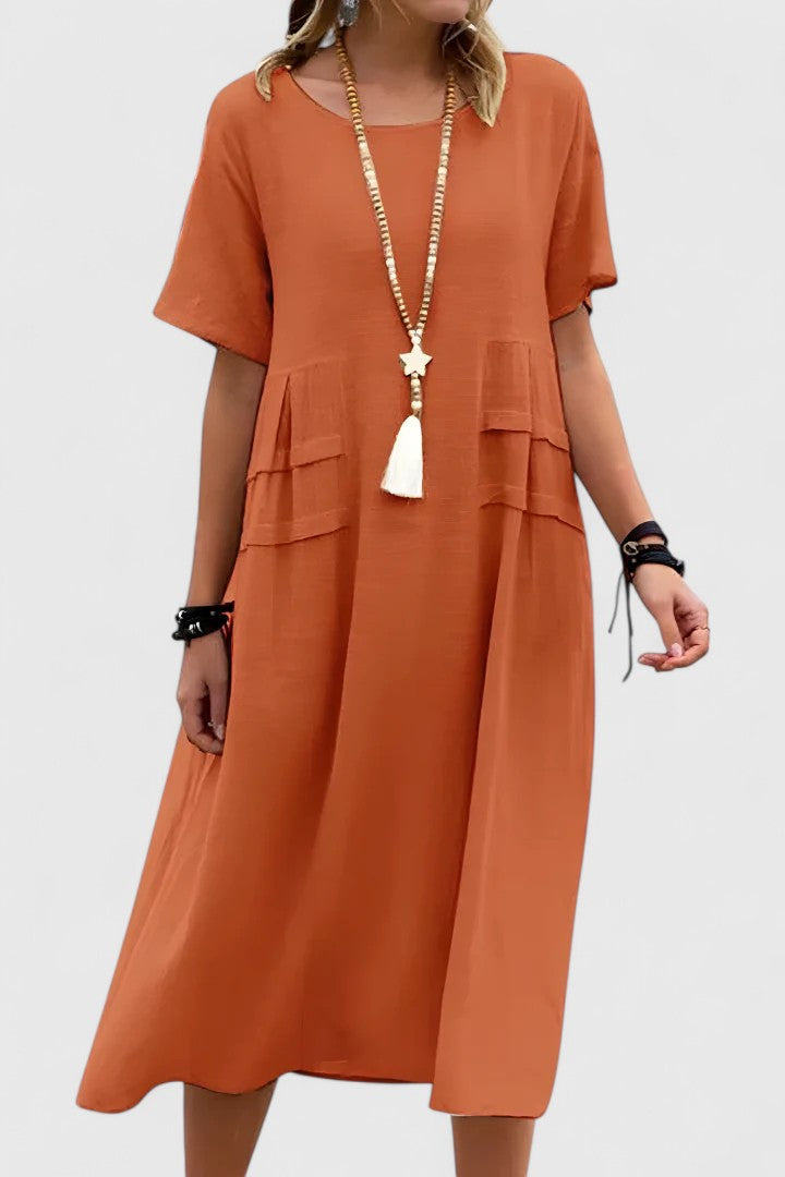 Krystina | Elegante Midi Jurk