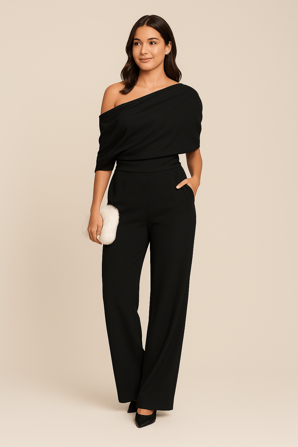Margaret | Dames Chic Eén-Schouder Lente Jumpsuit