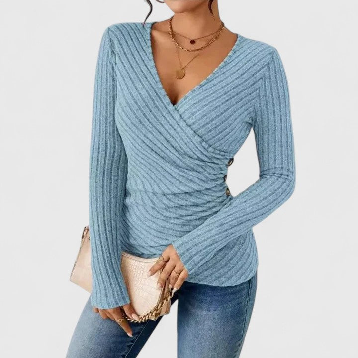Vera | Verfijnde Tuck Top