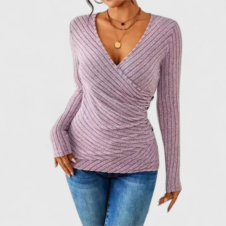Vera | Verfijnde Tuck Top