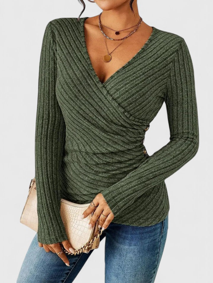 Vera | Verfijnde Tuck Top