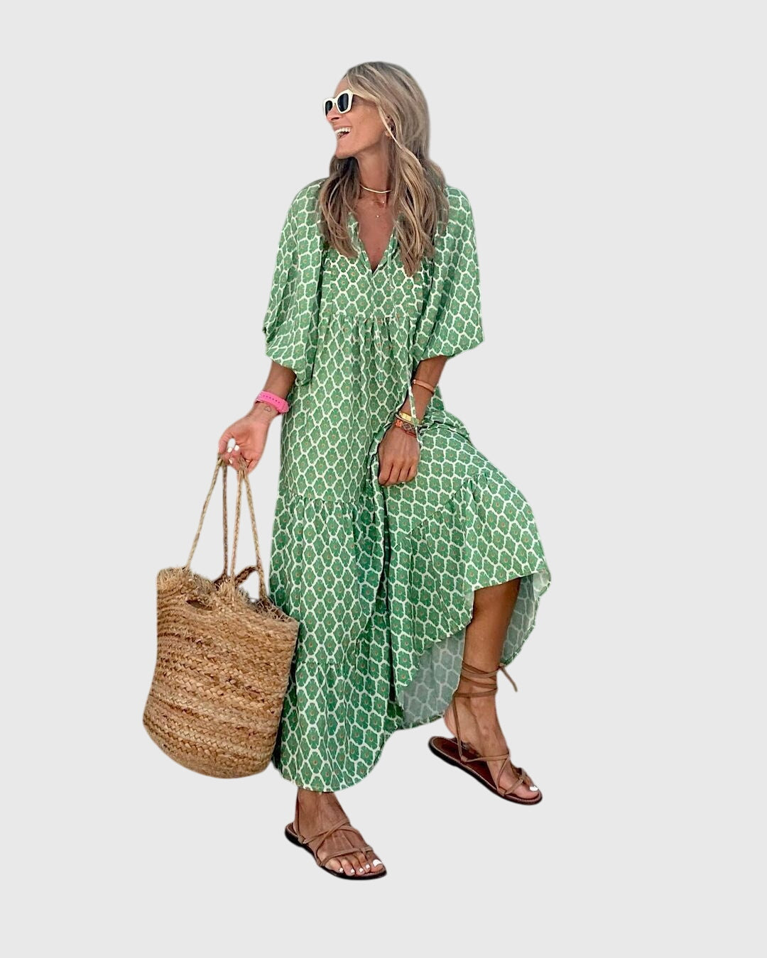 Sarah - Boho Maxi Jurk