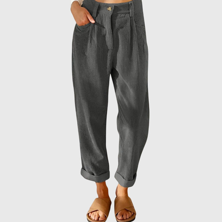 Jana - Moderne Corduroy Broek
