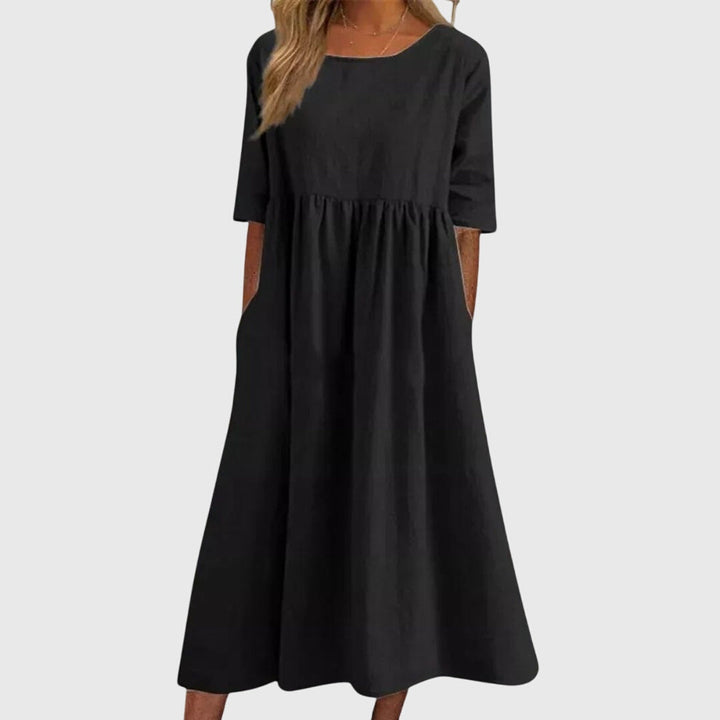 Haisley | Elegante Korte Mouwen Jurk