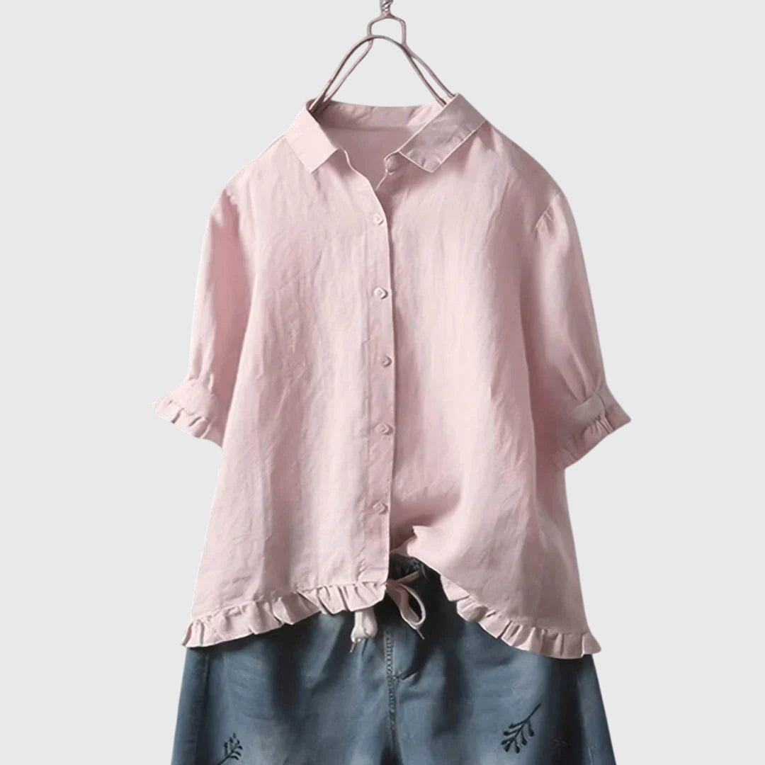 Pamela | Elegante &amp; Verfijnde Shirt