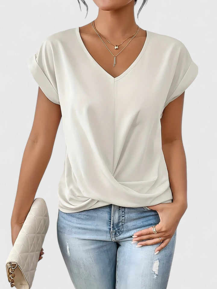 Mahrianne | Comfortabele V-Hals Top