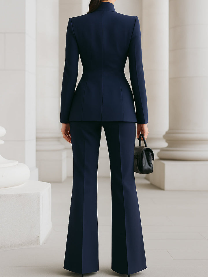 Sharie - Elegante Blazer &amp; Broekpak Set