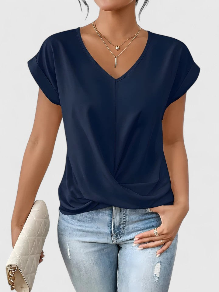 Mahrianne | Comfortabele V-Hals Top