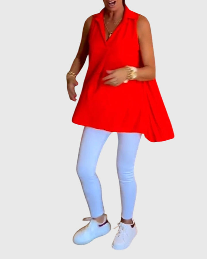 Lina | Mouwloze Top