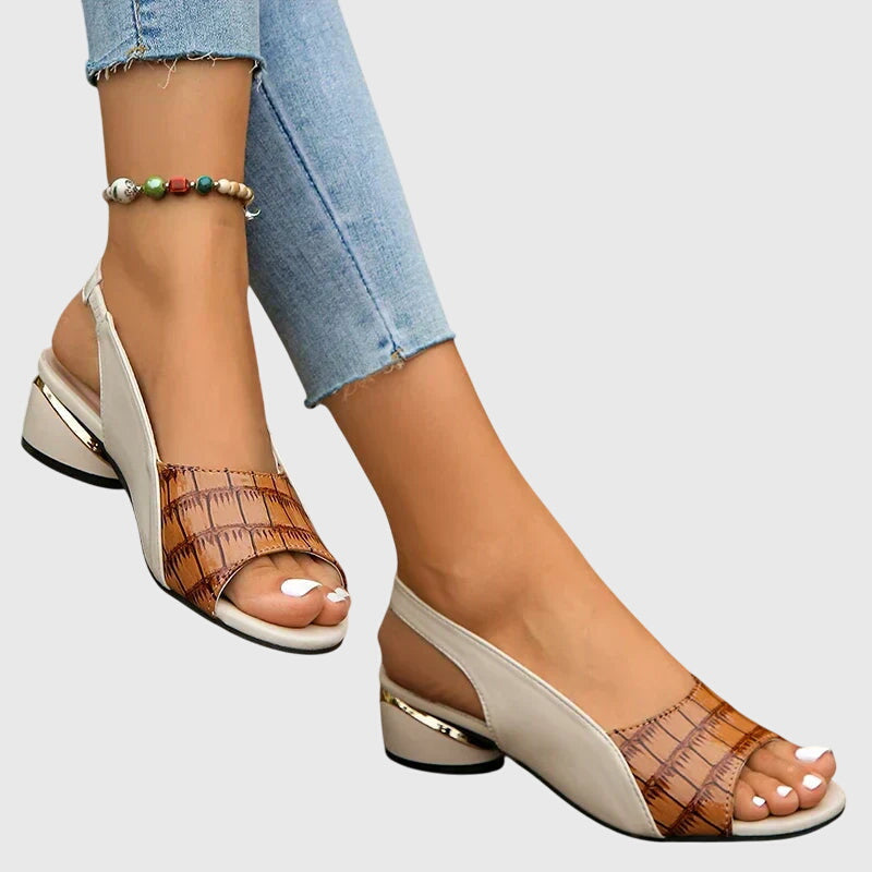 Whitney | Elegante Leren Sandalen