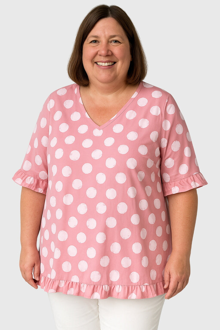 Eira | Blouse - Geel