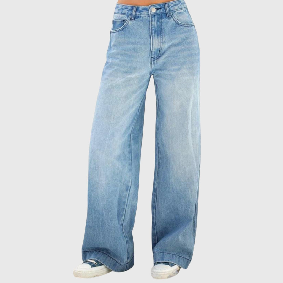 Kayla | Dames Casual Baggy Denim Broeken