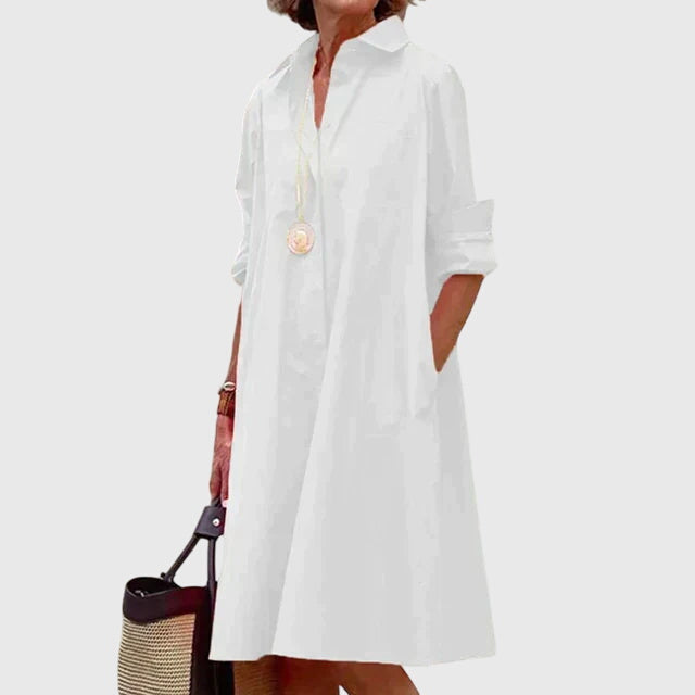 Paige - Elegante Jurk Met Zakken