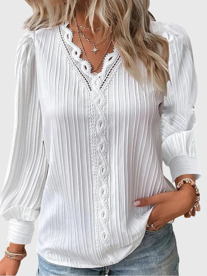 Andrea | Elegante Pullover Blouse