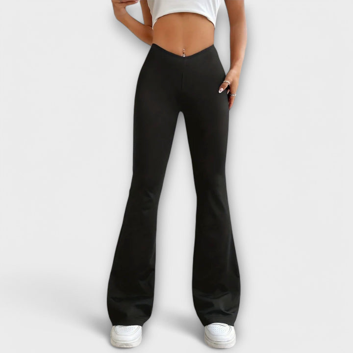 Serena - Relaxed Broek Met Uitlopende Pijp