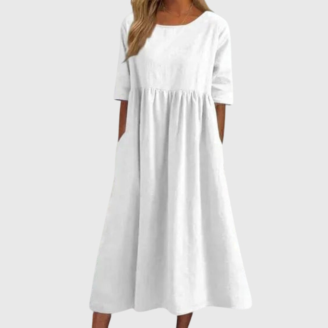 Haisley | Elegante Korte Mouwen Jurk