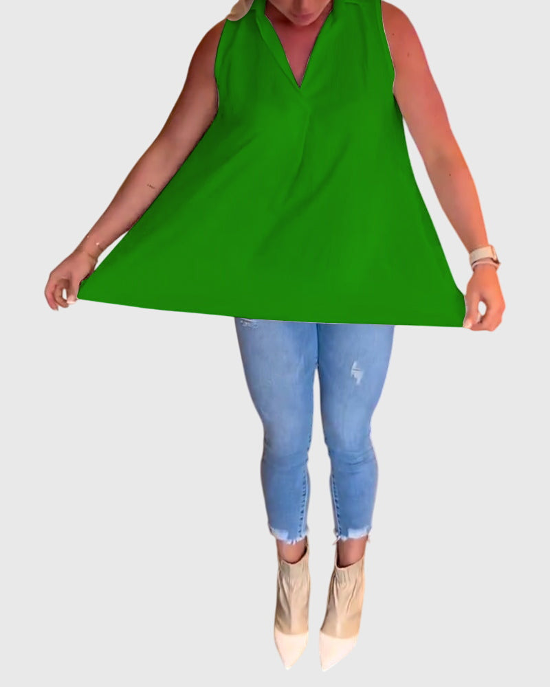Lina | Mouwloze Top