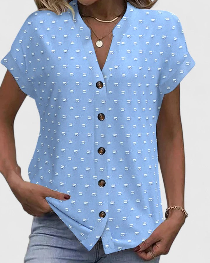 Miles | Comfortabele V-hals Shirt