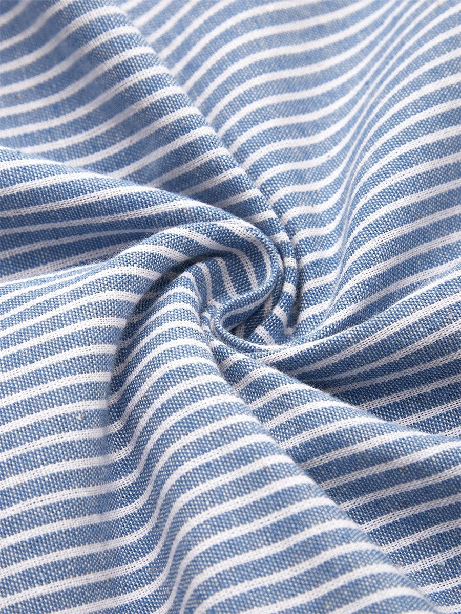 Wanda Gestreepte Midi Jurk
