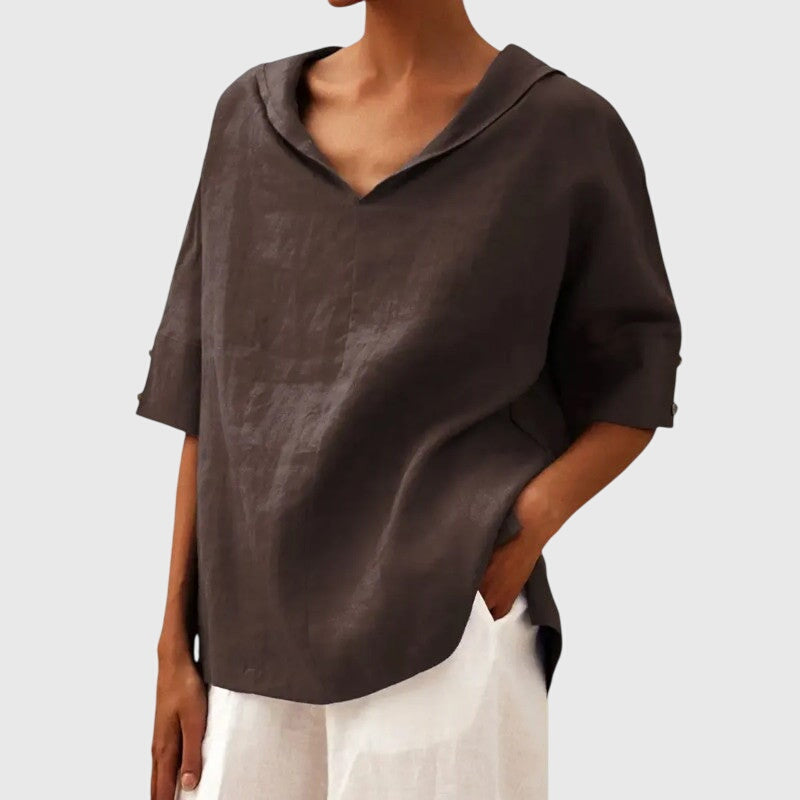 Ayla | Blouse - Geel