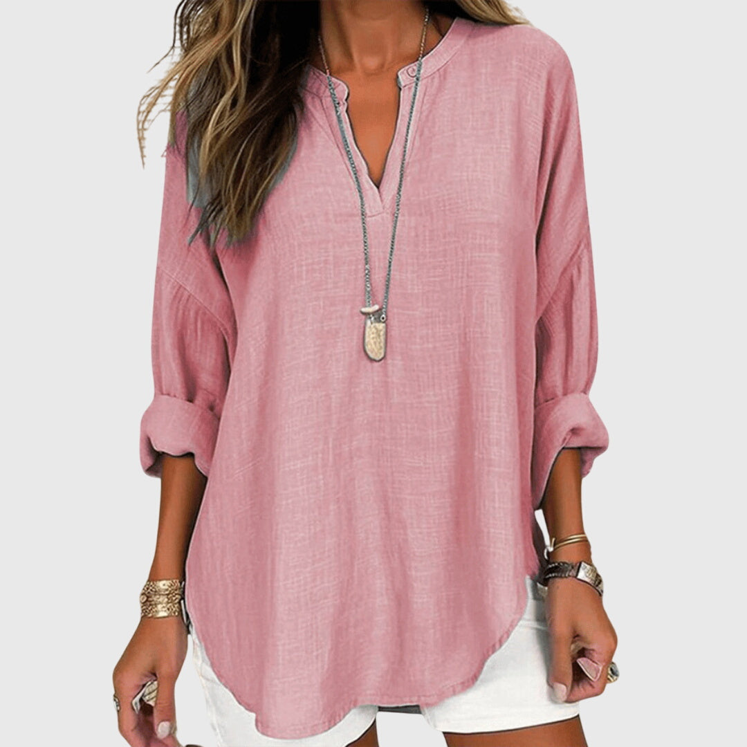 Lenara | Vloeiende Elegante Strandshirt