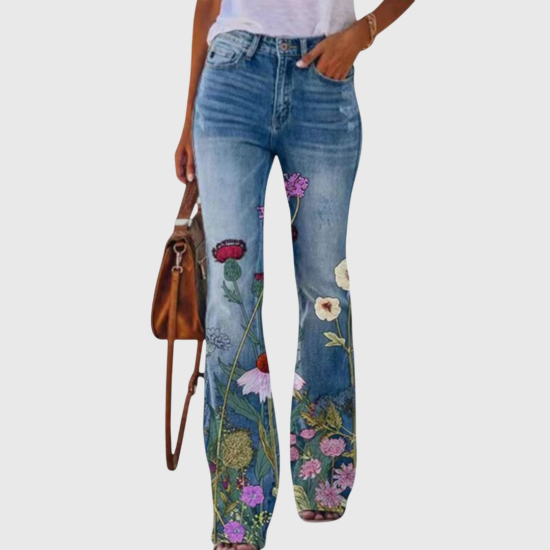 Broek Met Bloemen