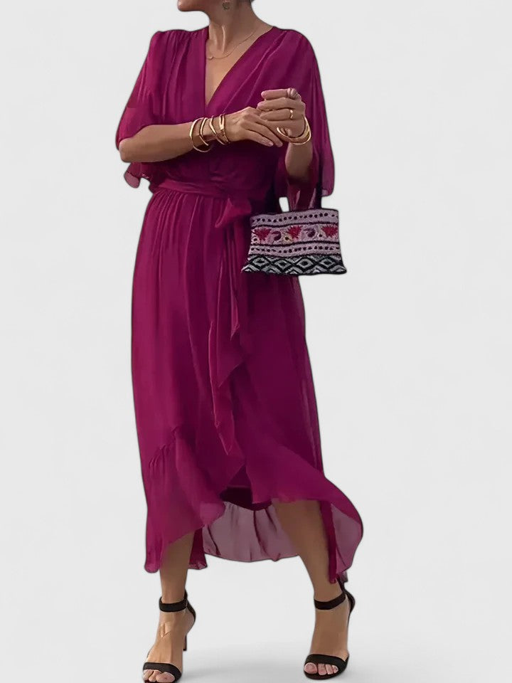 Nada | Elegante V-hals Jurk