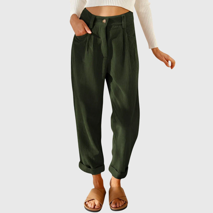 Jana - Moderne Corduroy Broek