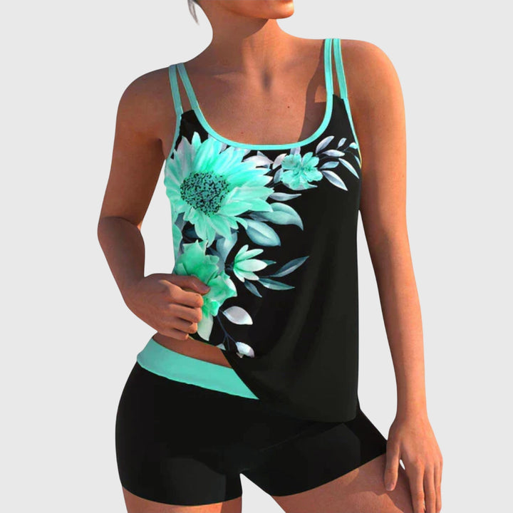 Riley | Vrouwen Bloemenprint Twee-delig Badpak Set