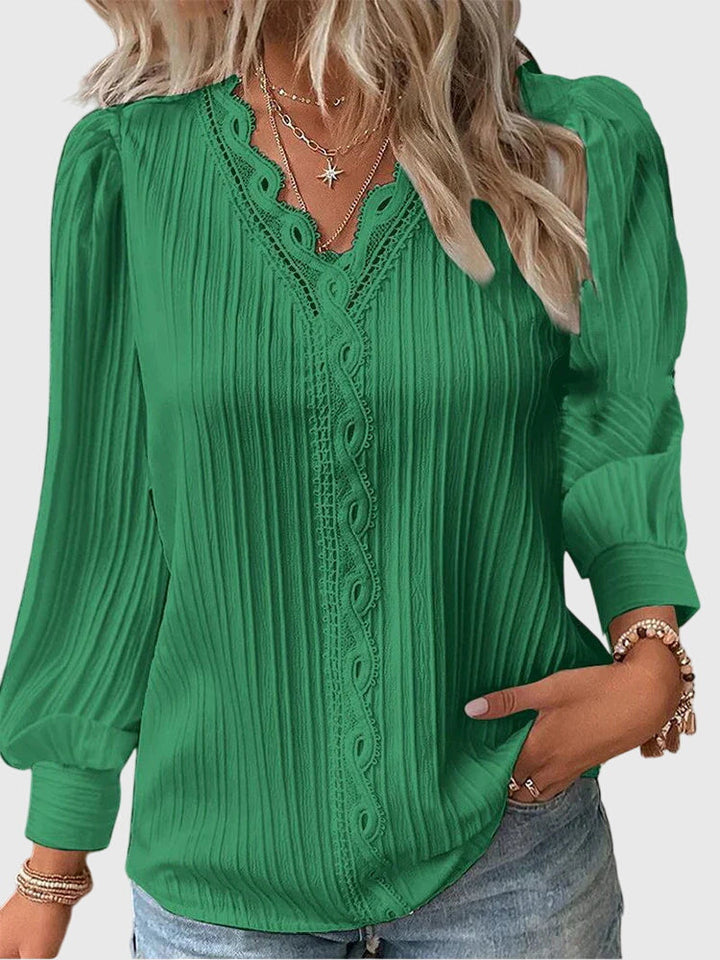 Andrea | Elegante Pullover Blouse