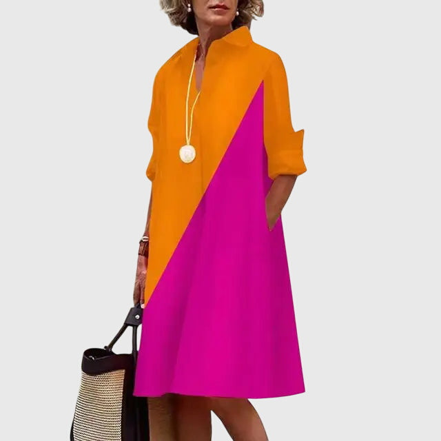 Paige - Elegante Jurk Met Zakken