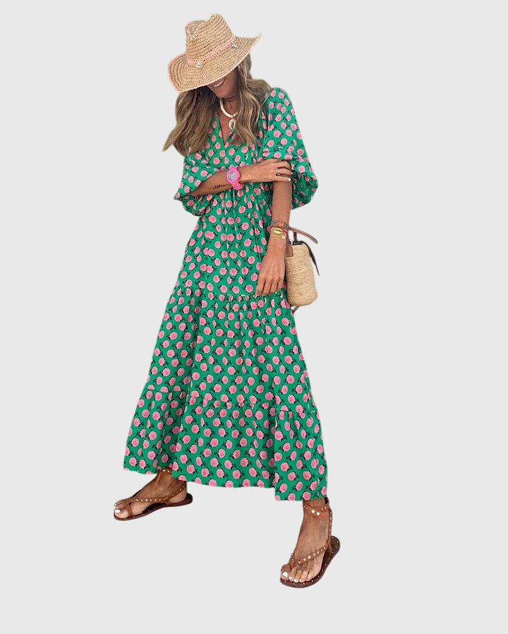 Sarah - Boho Maxi Jurk
