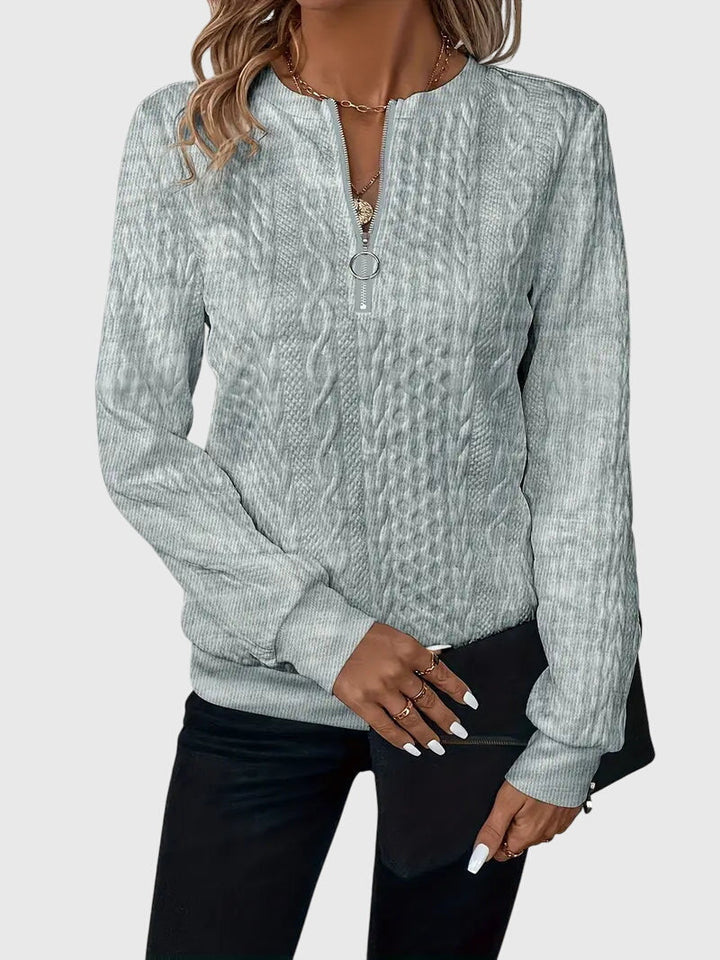 Nora | Sweater Met Rits