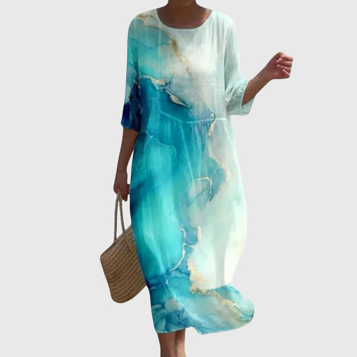 Hayley | Stijlvolle Bloemen Maxi Jurk
