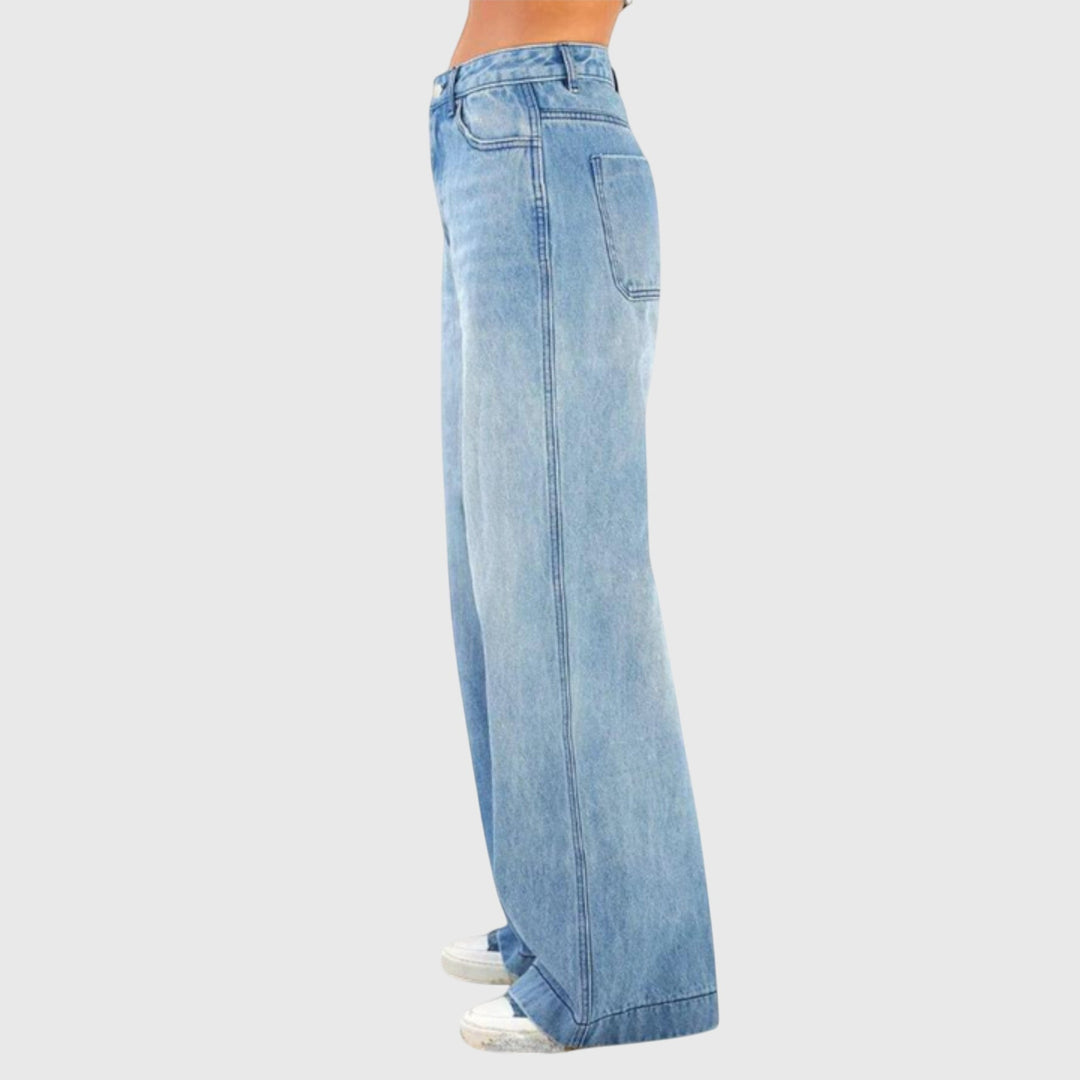 Kayla | Dames Casual Baggy Denim Broeken