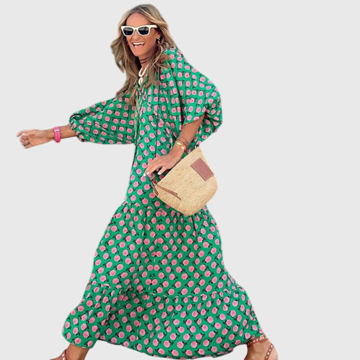 Sarah - Boho Maxi Jurk