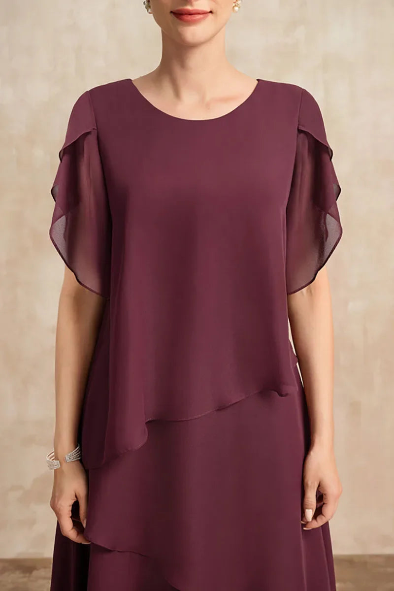 Olivia | Vrouwen Soft Classic Chiffon Jurk