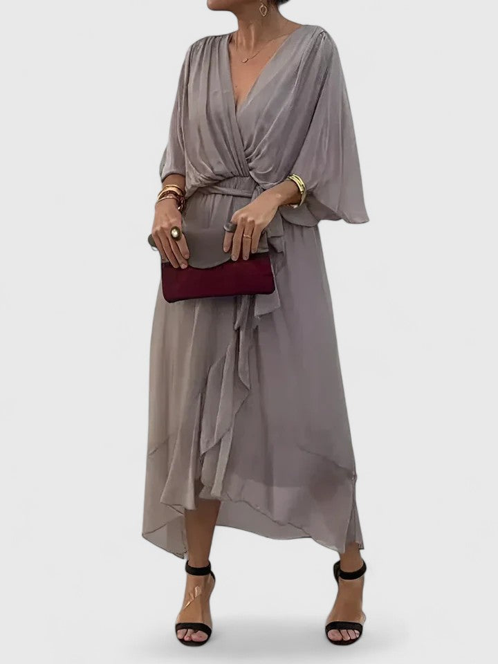 Nada | Elegante V-hals Jurk